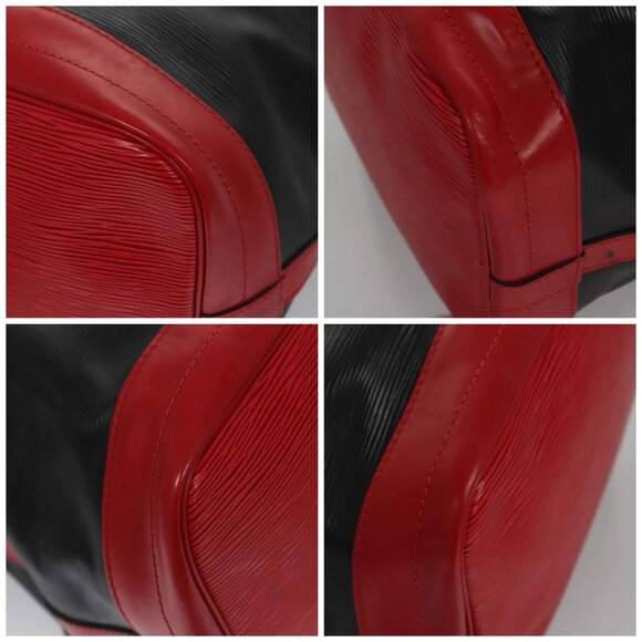 LOUIS VUITTON Epi Noe Shoulder Bag Bicolor Black Red M44017 LV Auth BD310 - Picture 16 of 16